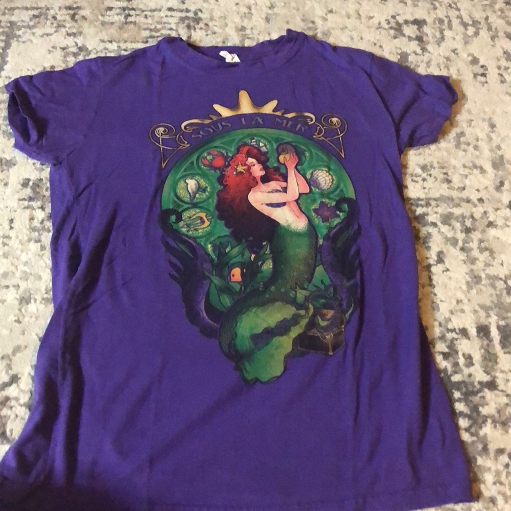 Purple Ariel t shirt